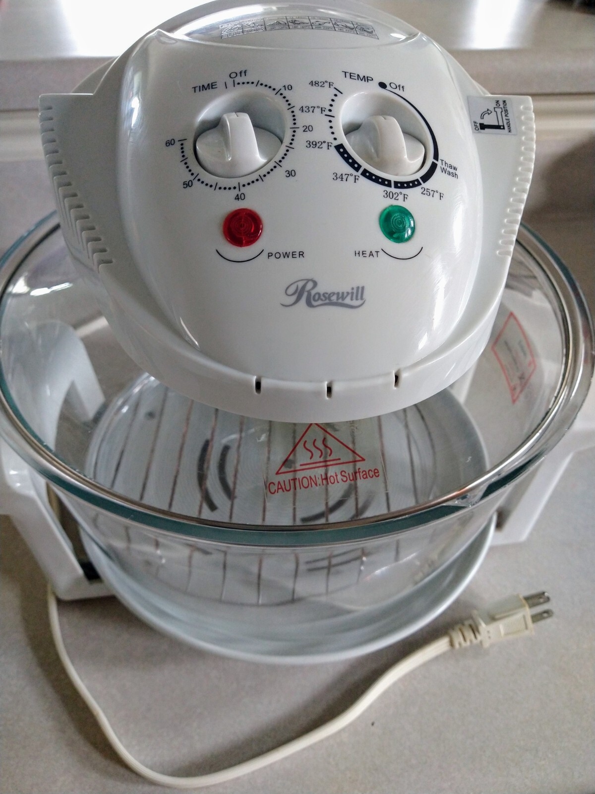 Rosewill Infrared Halogen Convection Oven White Rare Works Great