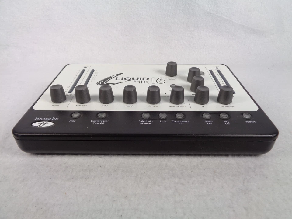 FocusRite Liquid Mix 16 Firewire Mixer Compression EQ Emulation w/ Power Tested - Image 4 of 4