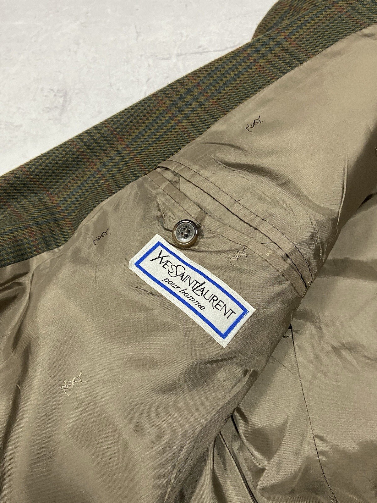 Giacca blazer Yves Saint Laurent bottoni cappotto vintage lusso