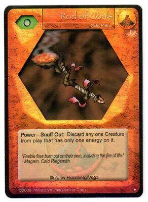 TC 39 Magi Nation Duel ''Rod of Coals'' Foil