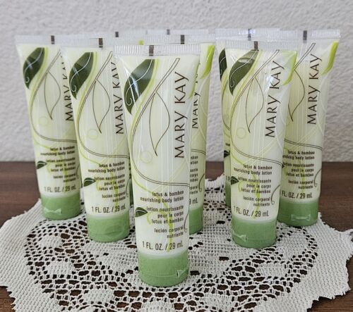 Mary Kay Lotus & Bamboo Nourishing Body Lotion 1oz Travel/Trial. Lot of 9. New! - Picture 2 of 3