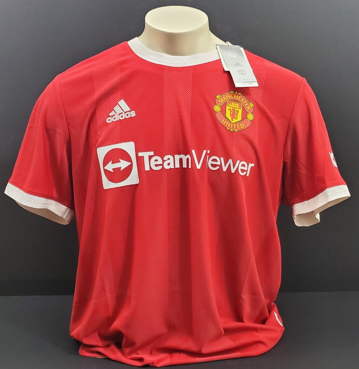 Manchester united 21/22 ホームユニ Adidas Manchester United Home Authentic Jersey 21/22, Red/White