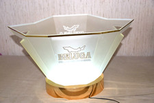 Beluga Flaschenkühler Gold/durchsichtig The Noble Vodka mit Beleuchtung
