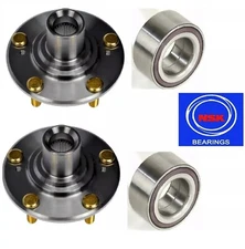 FRONT Wheel Hub & (OEM) NSK Bearing Kit For 2006-2011 HONDA CIVIC Exc. SI (PAIR)