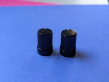 2 Small Mini Black Control Knobs for Mooer Effect Pedals, Replacement Micro Tiny