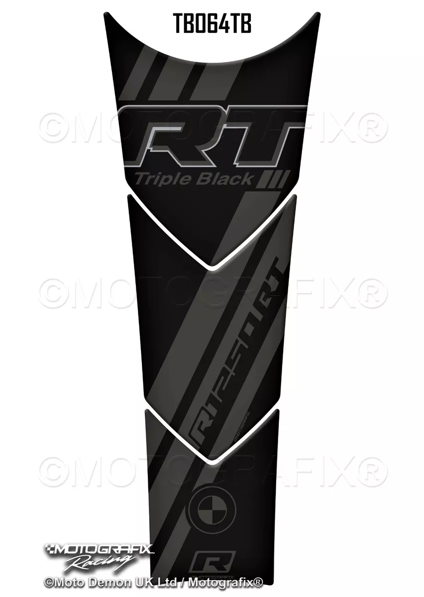 BMW R1250RT 2022 2023 Triple Black Tank Pad Protector 3D Gel Paint