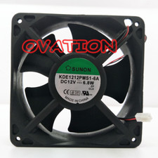 SUNON KDE1212PMS1-6A 12038 12CM 12V 6.8W 2-wire cooling fan
