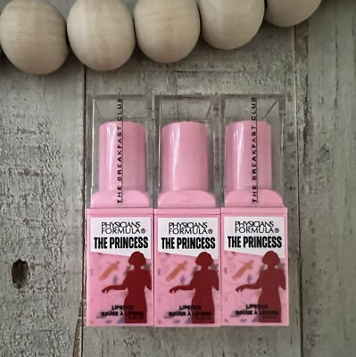 Physicians Formula The Breakfast Club The Princess Lipsticks Set Of 3!