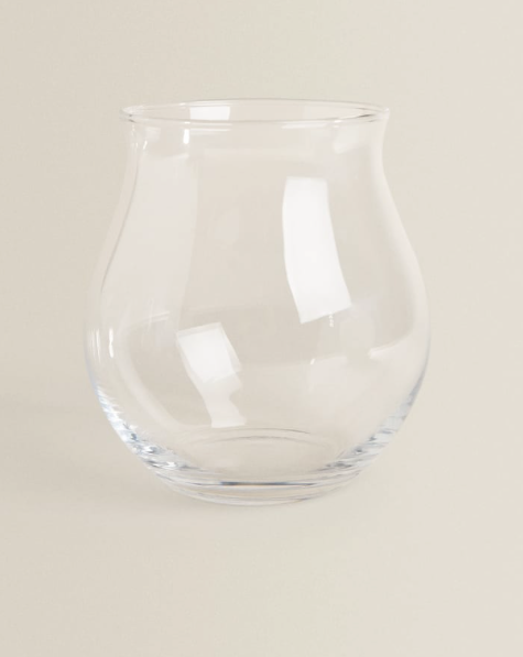 Zara Home 5376/046 Glass Vase 5.5 Zara Home 5376/046 Glass Vase 5.5