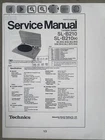 Technics SL-B210 SL-B210(k) Record Player / Turntable  Service Manual COPY