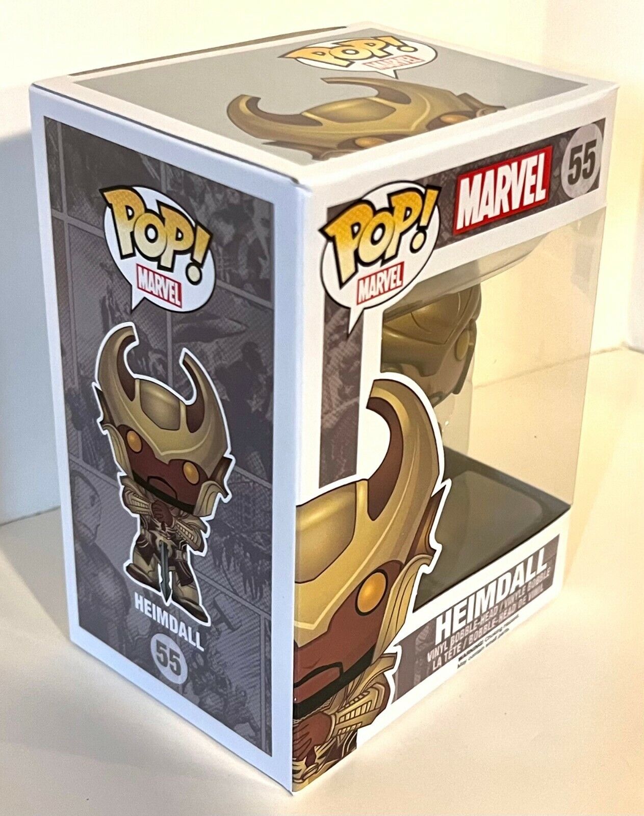 Funko Pop! Marvel Heimdall 55 Original Boneco Colecionavel - Moça do Pop -  Funko Pop é aqui!