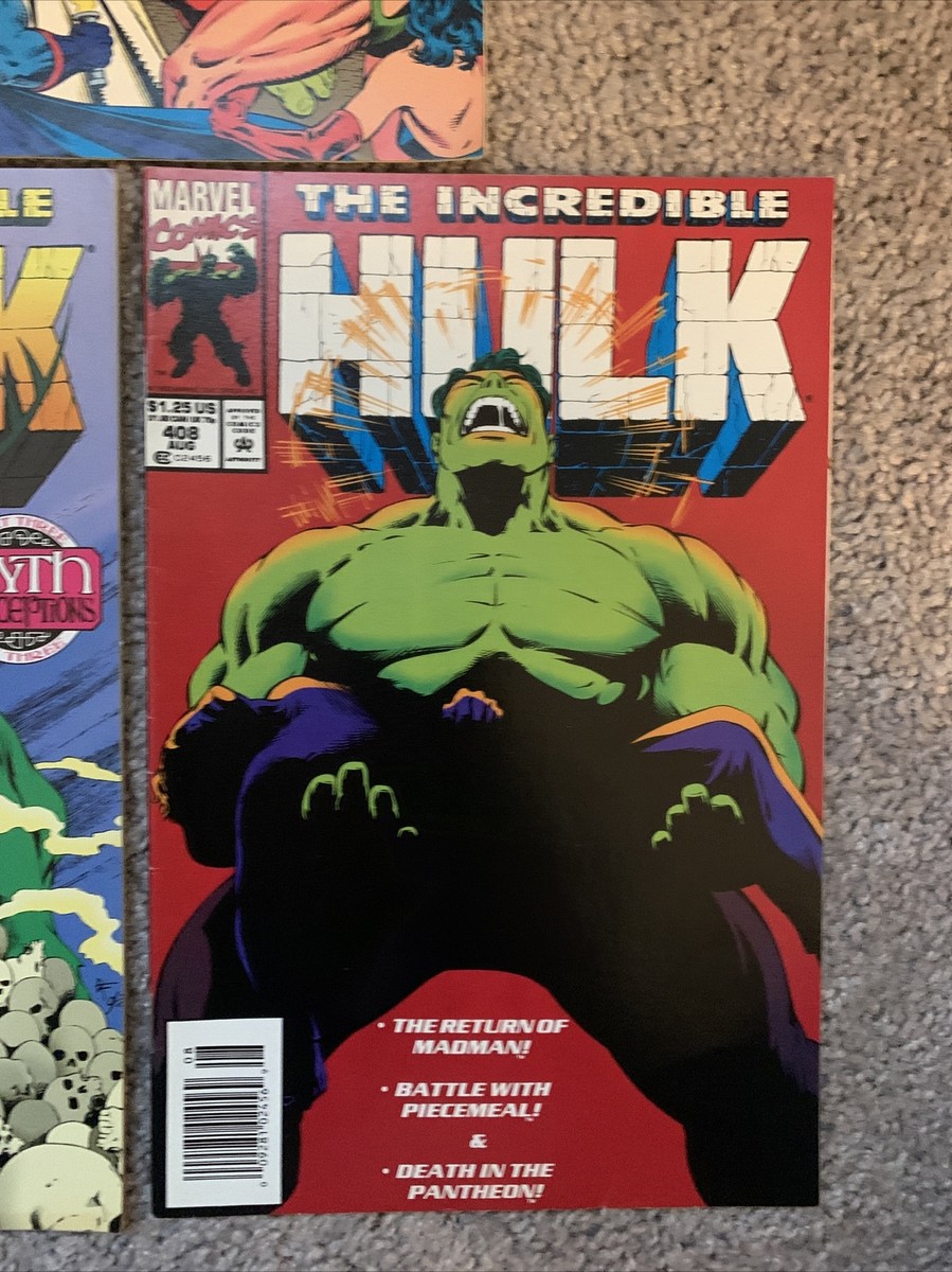 Marvel Comics #404 #408 #423 The Incredible HULK Juggernaut