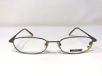 WOLVERINE Eyeglasses Frames ARROW LB 52-18-135 Bronze/Brown Full Rim FY72