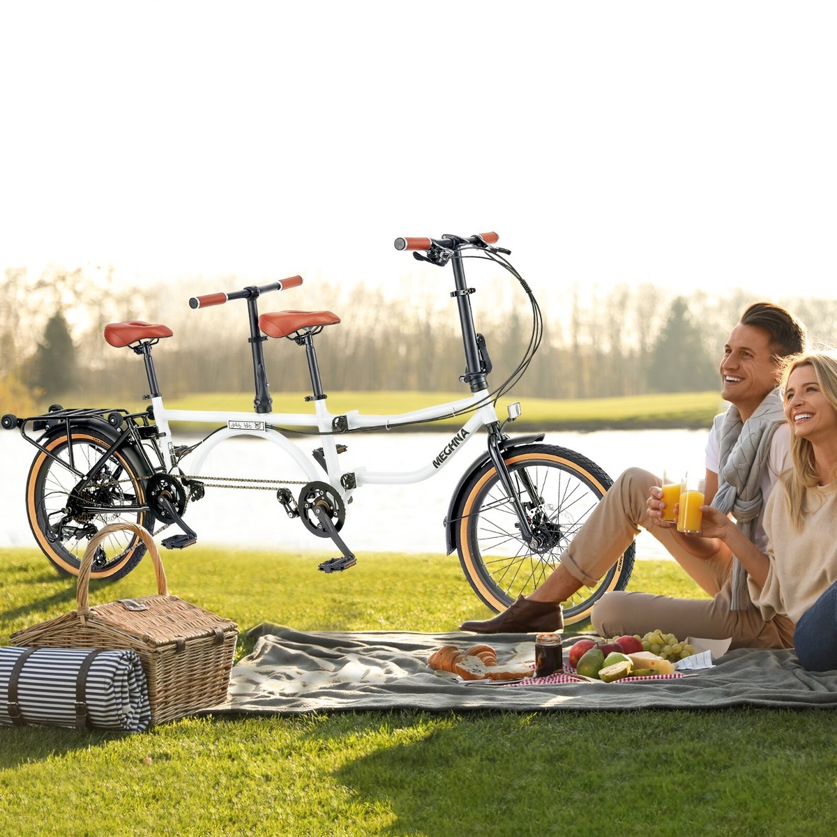 MEGHNA Set van 2 fietsbanden 24/26/27,5 x 2,125 inch, opvouwbare banden, fietsjas 30TPI voor mountainbikes en stadsfiets (27,5 x 2,125 inch