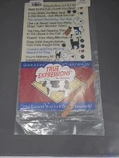 NEW Vintage Chartpak True Expressions Rub-On Transfers TE-PETS&CRITTER