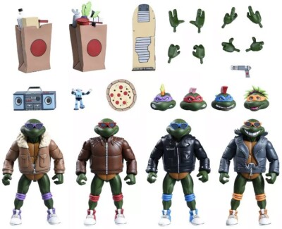 NECA Teenage Mutant Ninja Turtles Punk Disguise Turtles Action Figure 4-Pack