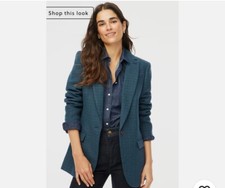 J.Crew 228 One Button Blazer Size 14 CC684