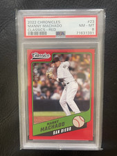 2022 Chronicles Manny Machado San Diego Padres /100 PSA 8 NM-MT HOT!!