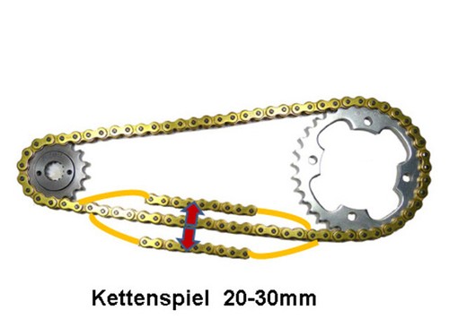 Kit Catena per Kymco Maxxer Kxr 50 Rinforzato - Foto 7 di 7