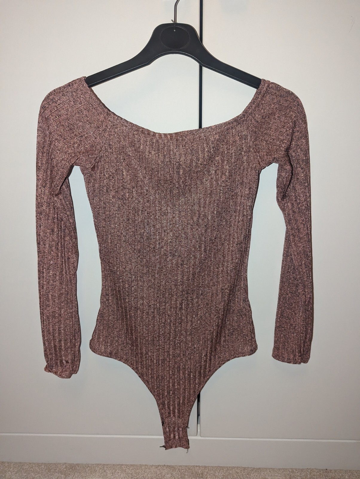 Pink Off Shoulder Bodysuit PLT Size 8 Pretty Little Thing eBay