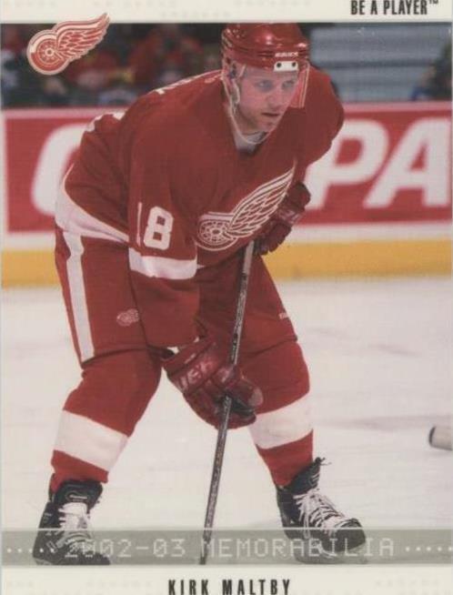 2002-03 In the Game Be A Player Memorabilia - Kirk Maltby #150 - 1 of 1