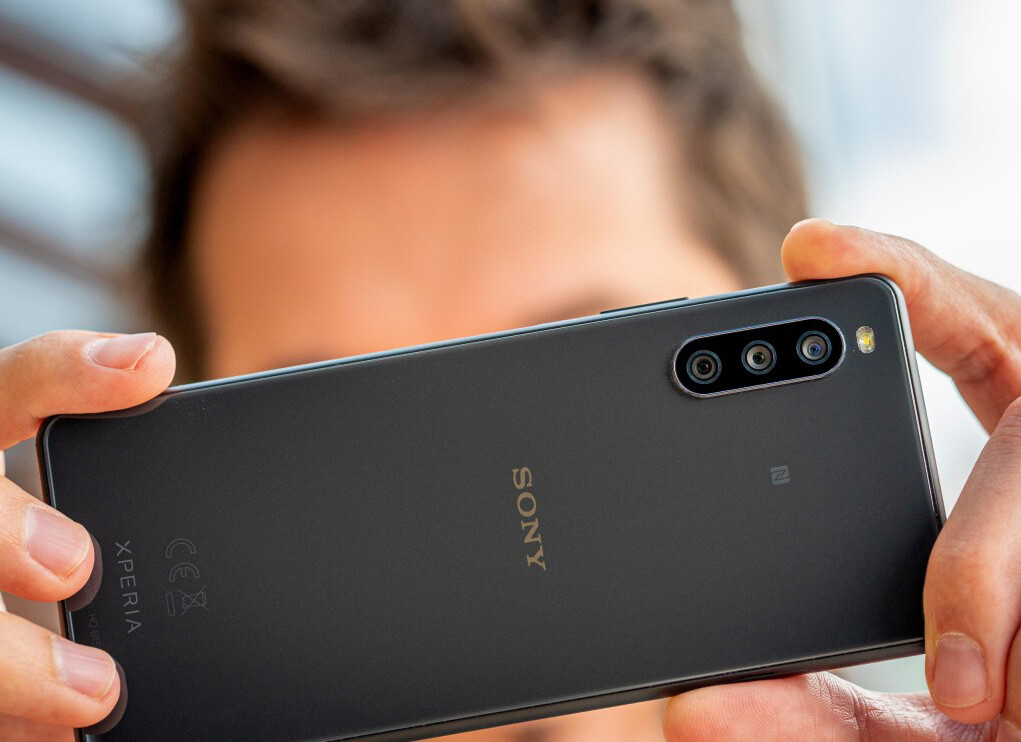 Custodia Asuwish Portafoglio Per Sony Xperia 10 III Con Cerniera E Pellicola - Marrone