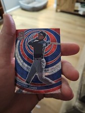 2023 panini chronicles baseball spectra chipper jones red #56 /25