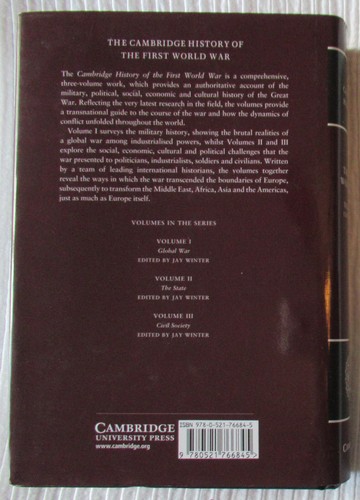 The Cambridge History of the First World War 3 Vol HC, 2014 NEW - Foto 2 di 12