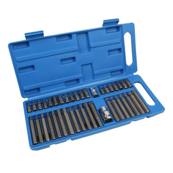 Us Pro Tools 40Pc Torx / Spline & Hex Bit Set 3/8" & 1/2" Drive Bit Holder 5060478387848 - Image 3