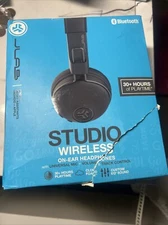 JLab Studio Bluetooth Wireless On-Ear Headphones - Black