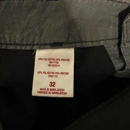 Mossimo Supply Co. Chino Shorts Men 32 Gray Solid Flat Front Regular Fit Outdoor - Picture 5 of 6