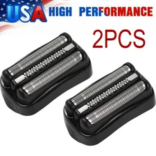 2 Pc Replacement Shaver Foil Head Part Cutter For Braun Razor Blade 32B 3 Series