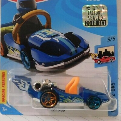 HW722 2018 HOT WHEELS LETS GO  HW RIDE ONS  3/5   FSS