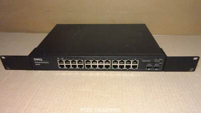 Dell 2824 PowerConnect 24x Gigabit 10/100/1000 Managed Netzwerk Switch 2x SFP