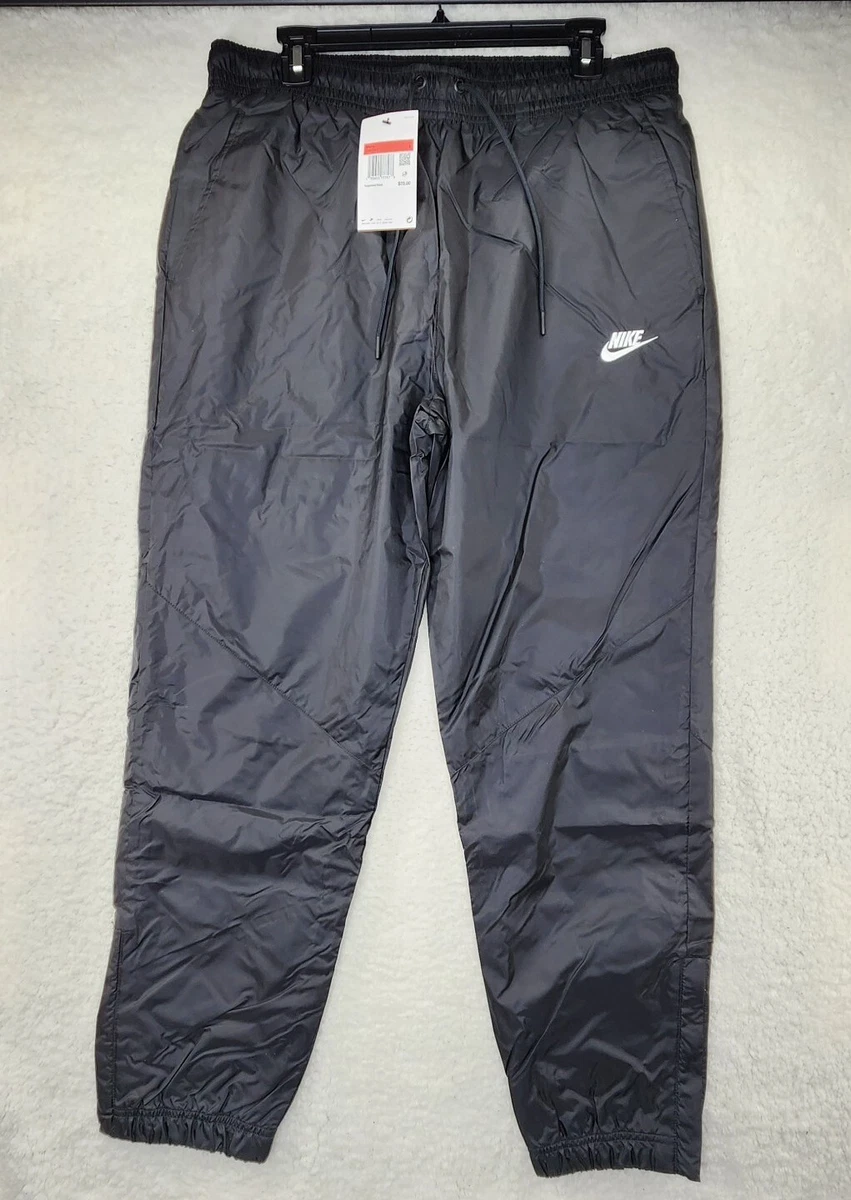 Nike Sportswear Windrunner Men s Track Running Pants Black Sz L CN8774 010 NWT