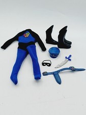 Vintage 1966 Ideal Captain Action 3 Boots, Sword, Mask,Belt, Hat, Bodysuit, ,