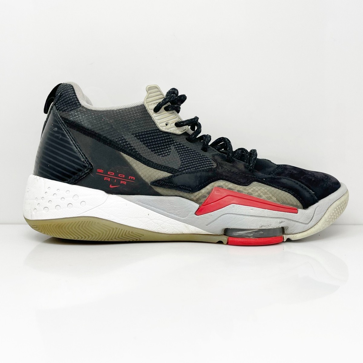 シューズ(男性用) NIKE ZOOM air Jordan 1 Nike Mens Air Jordan Zoom 92 CK9183-001 Black Basketball Shoes