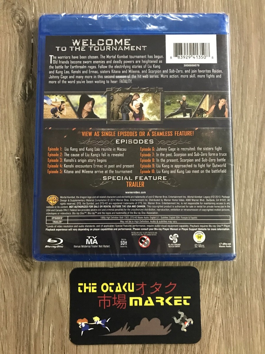 その他 Legacy [DVD] [Import] tf8su2k Mortal Kombat: Legacy II complete series / NEW on Blu-ray