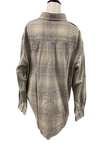 Van Heusen check button-up shirt size 16 - Picture 3 of 7