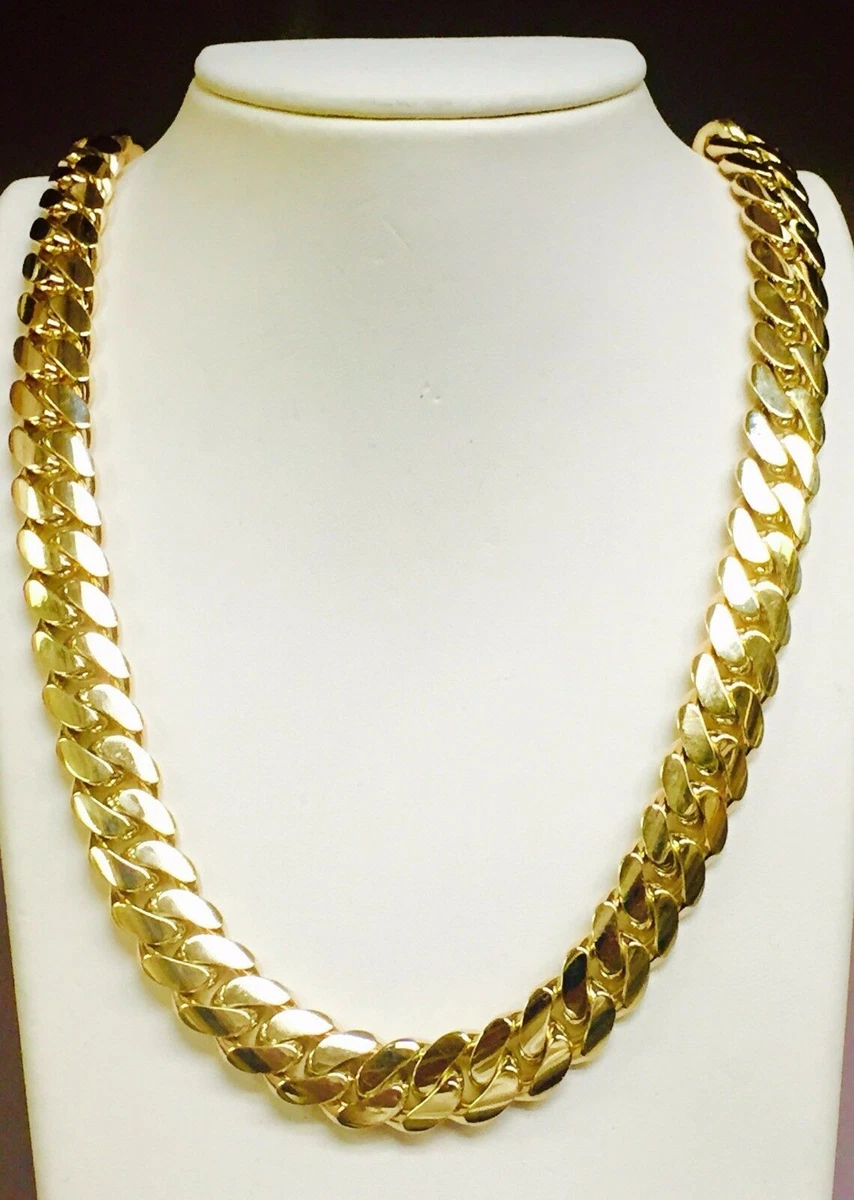 10k Solid Gold Miami Cuban Curb Link 32