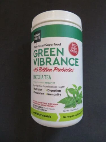 Polvo de Té Verde Vibrant Health vitaminas y minerales