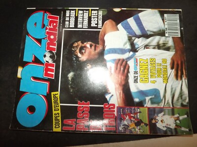 MAGAZINE ONZE N°138 Juin 87 FERRERI, Coupe d'Europe, Equipe de France EUR 4,00 - PicClick FR