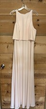 BHLDN Jill Jill Stuart Iva Crepe Maxi Dress Pink Size 14