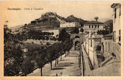CPA AK VENTIMIGLIA Forte e Ospedale ITALY (530764)