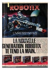 1987 DOCUMENT  (ref Cim  AL126) PUB  :  JOUET ROBOTIX SPATIAL ESPACE  1page