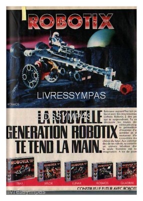 1987 DOKUMENT (Ref. Cim AL126) PUB: SPIELZEUG ROBOTIX SPACE SPACE 1 Seite