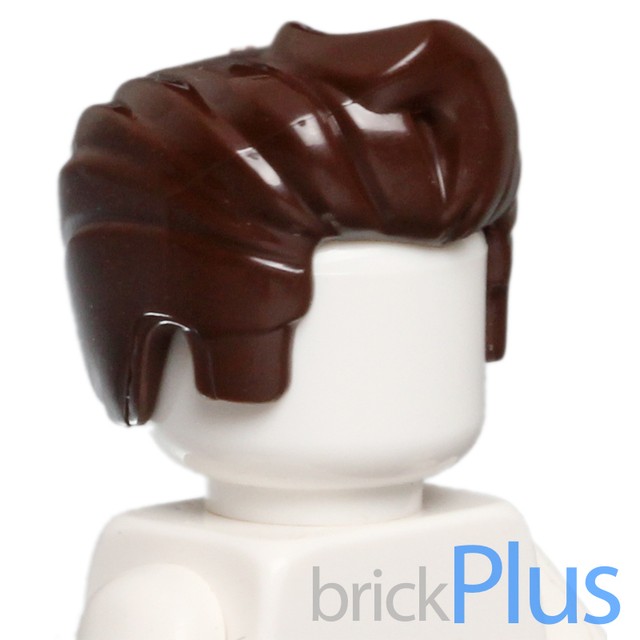 Lego Dark Brown Minifig, Hair Swept Back with Forelock 6086672 9837 eBay