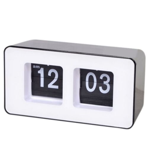 Auto Flip Clock Bedroom Office Desktop Flip Page Alarm Clock Digital Clock Table - Picture 8 of 12