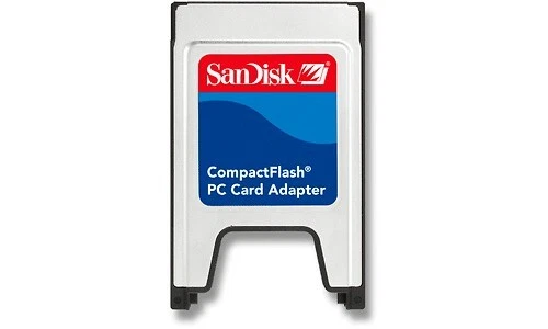 sandisk compactflash PC card adapter