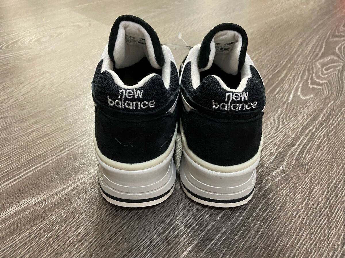 Men's New Balance 997 Running Shoes Made In USA Black White Men's New Balance 997 Running Shoes Made In USA Black White